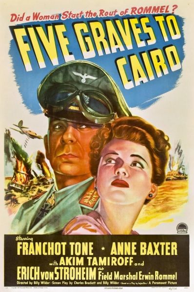 watch-Five Graves to Cairo (1943)