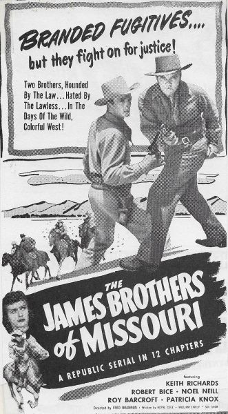 watch-The James Brothers of Missouri (1949)