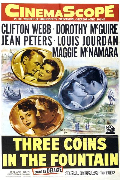 watch-Three Coins in the Fountain (1954)