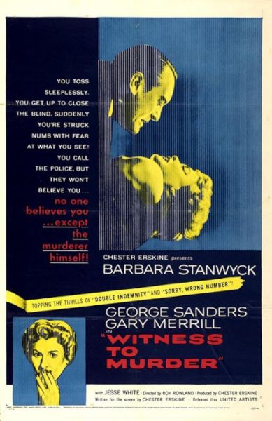 watch-Witness to Murder (1954)